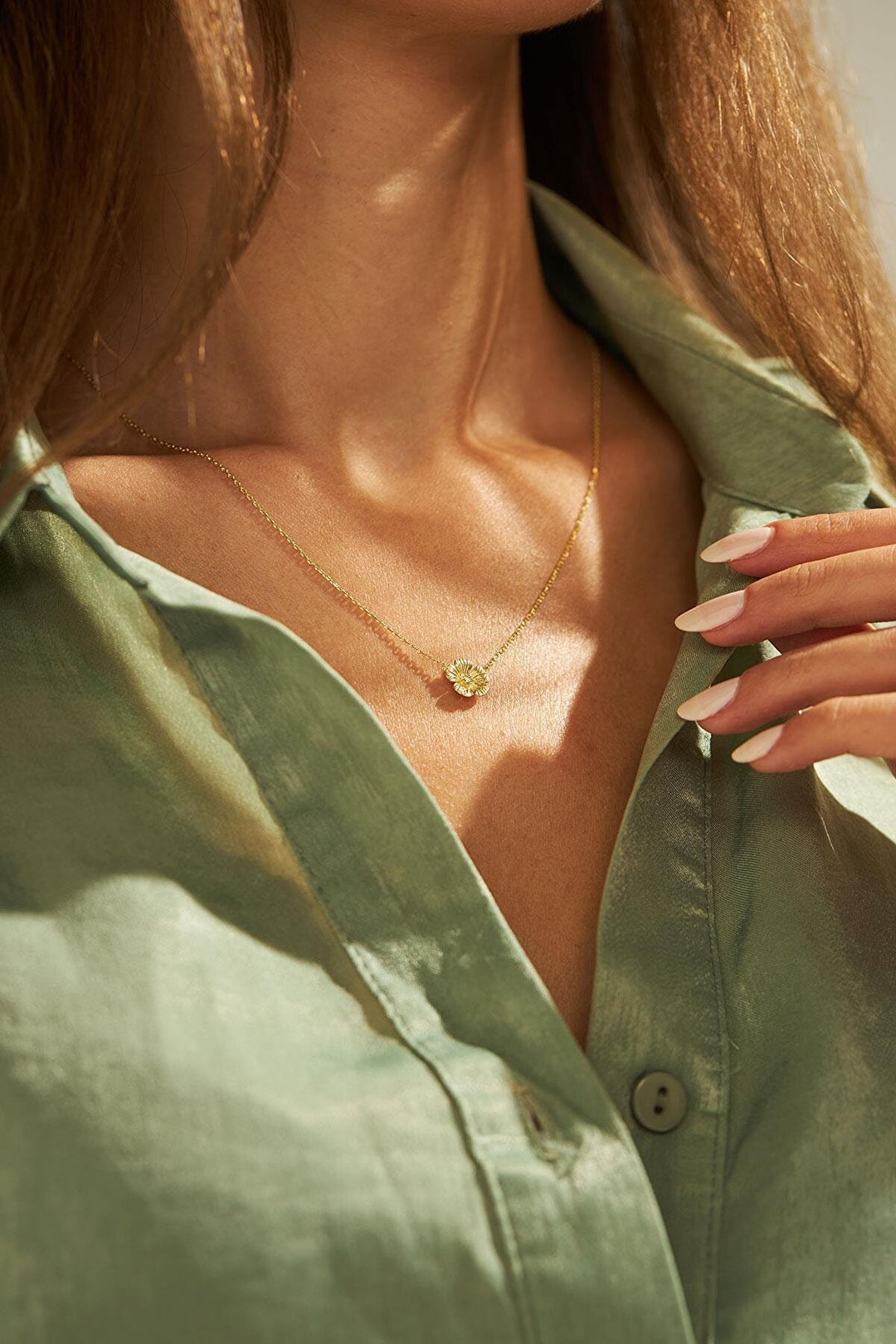Clover Necklace - Real Diamond